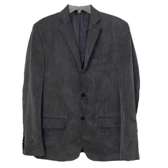 Murano Gray Two Button Suit Blazer Jacket Mens Size Medium Career Business - Picture 1 of 11